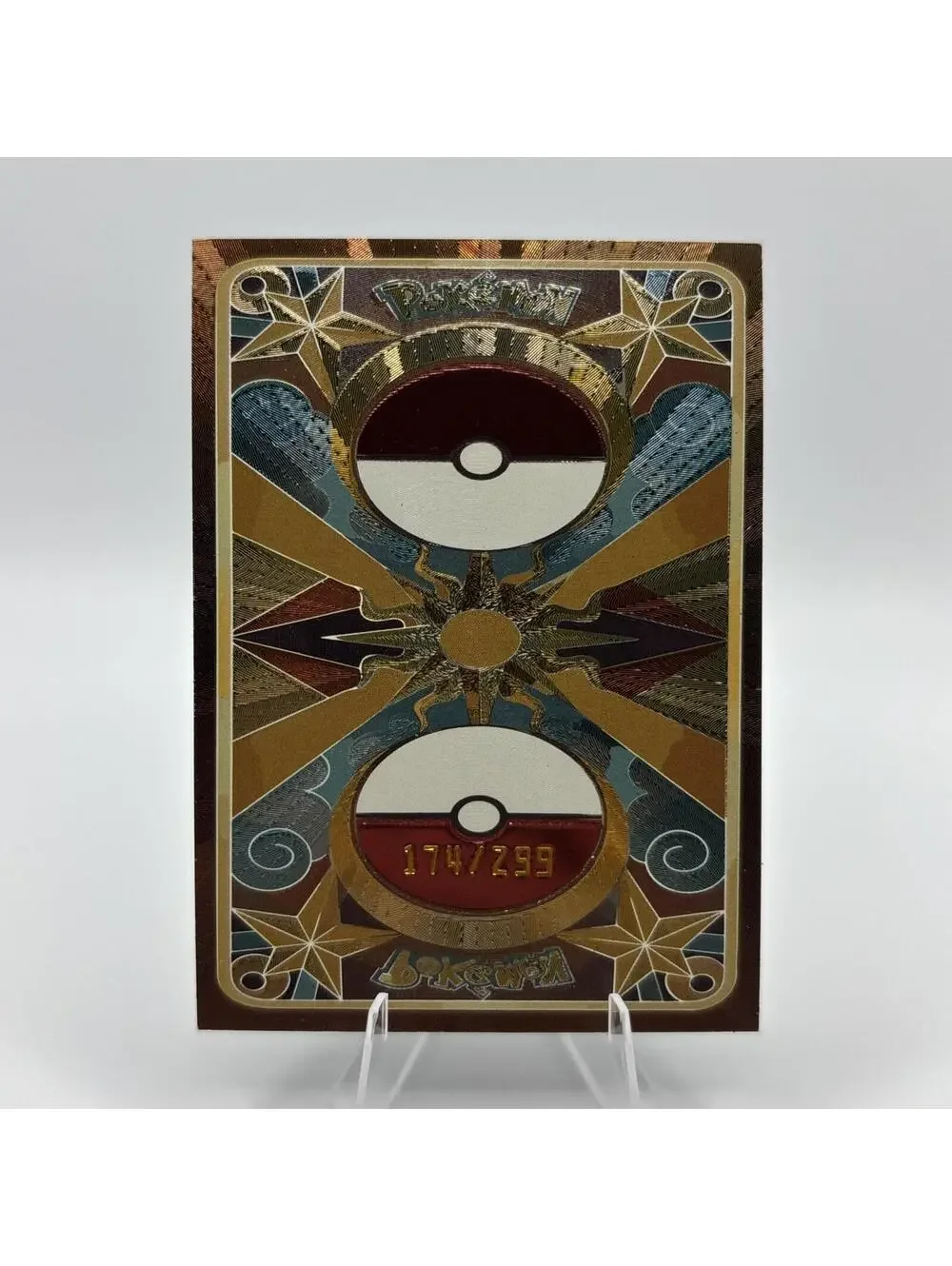 Pokemon Mengka HIT 2.0 - Serialized Swampert & Machamp 174/299 Card - SSA-04